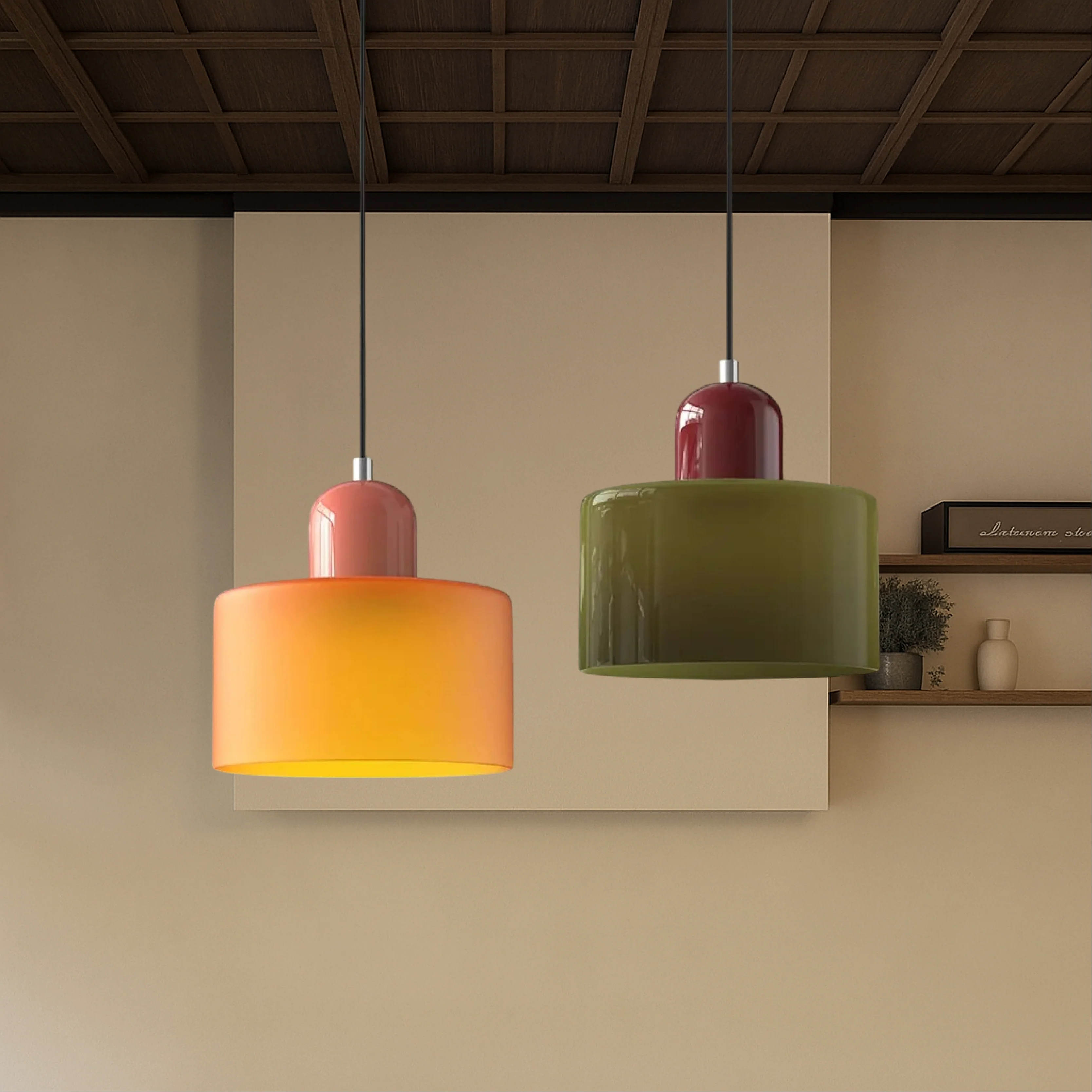 Bauhaus Pendant Light – Minimalist Modern Ceiling Fixture - Image 5