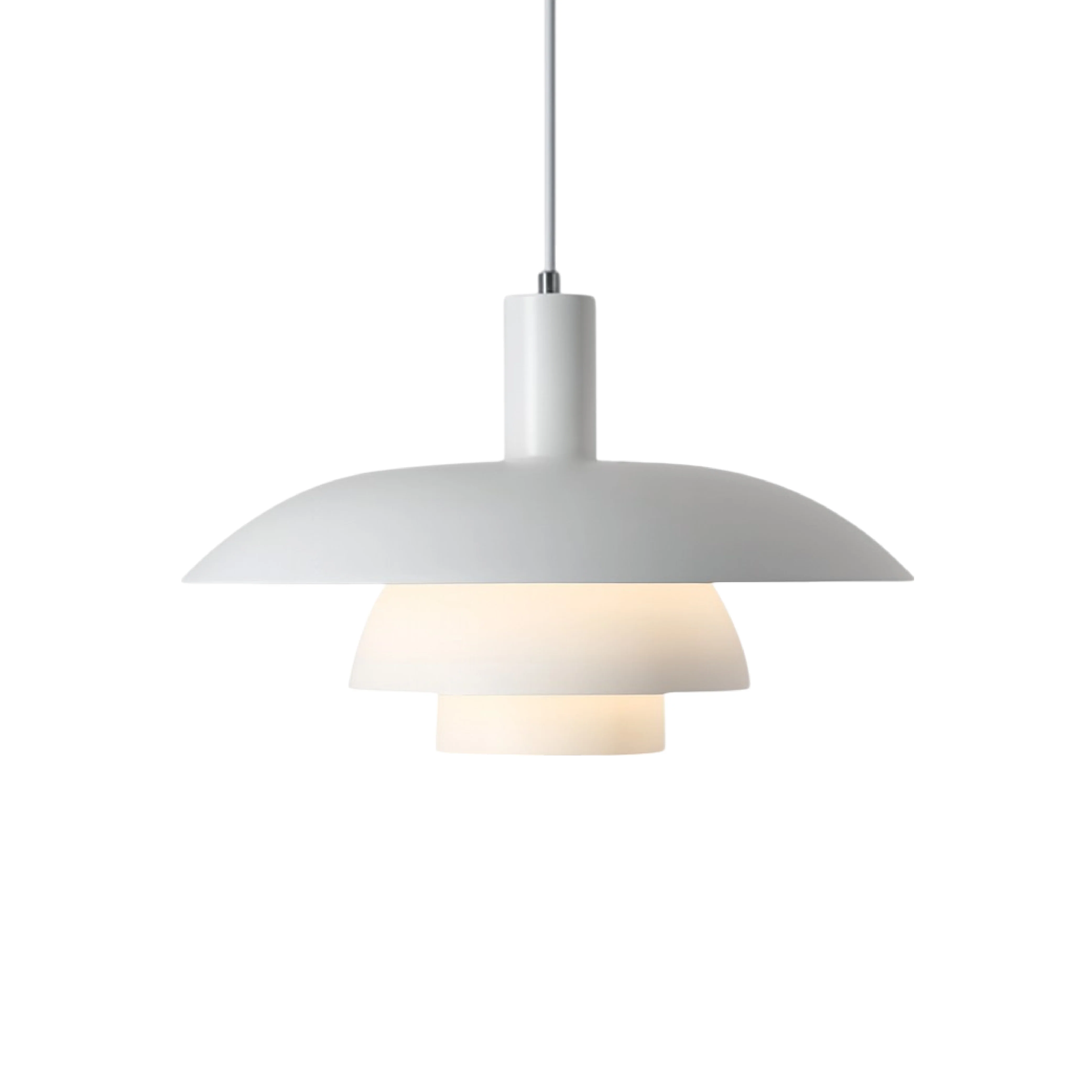 Danish-Style Nordic Pendant Light - Minimalist Dome Lamp - Image 21