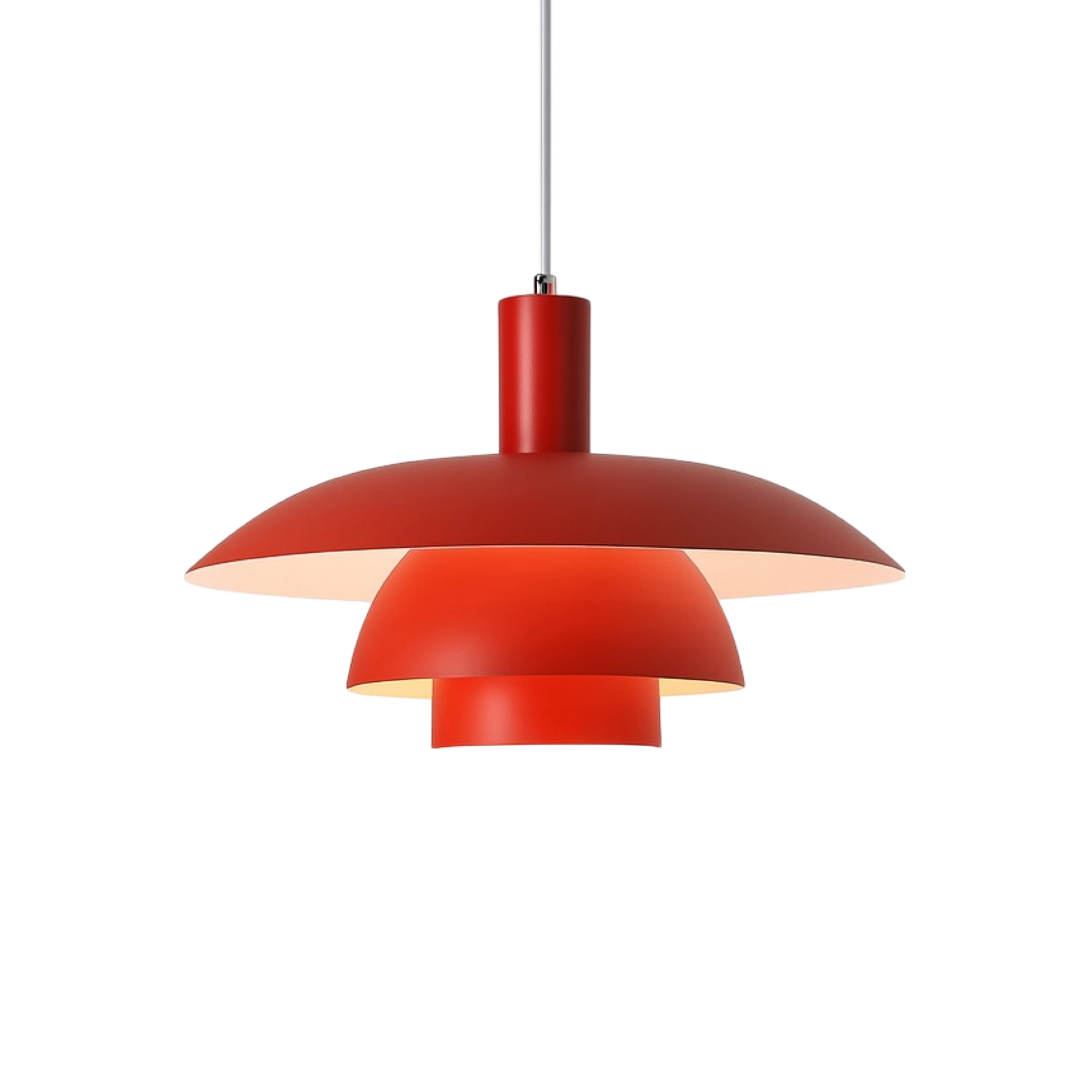 Danish-Style Nordic Pendant Light - Minimalist Dome Lamp - Image 29