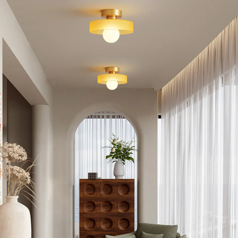 French-Style Bauhaus Ceiling Light | Modern Minimalist Fixture - Image 4