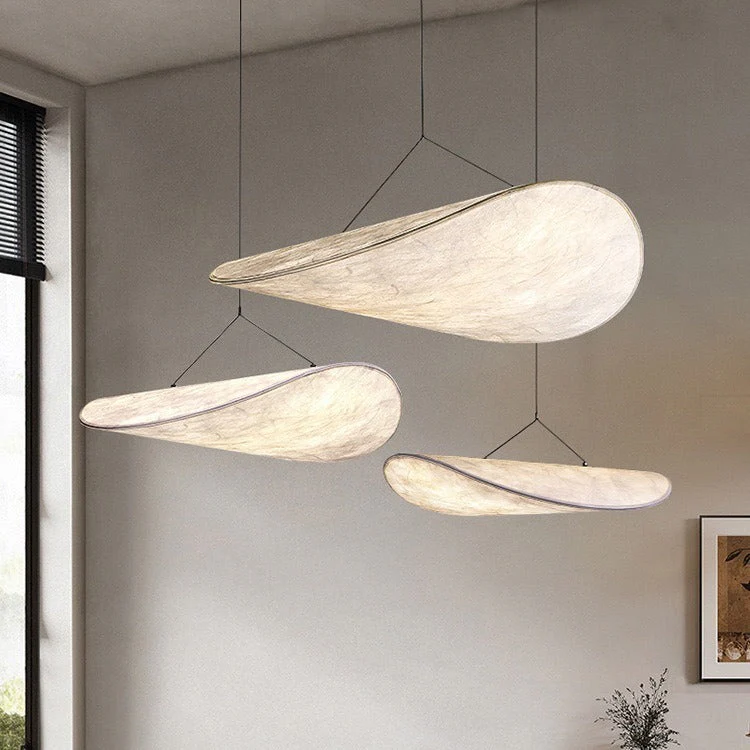 Japandi Pendant Light - Minimal Wood and Metal Ceiling Lamp - Image 4