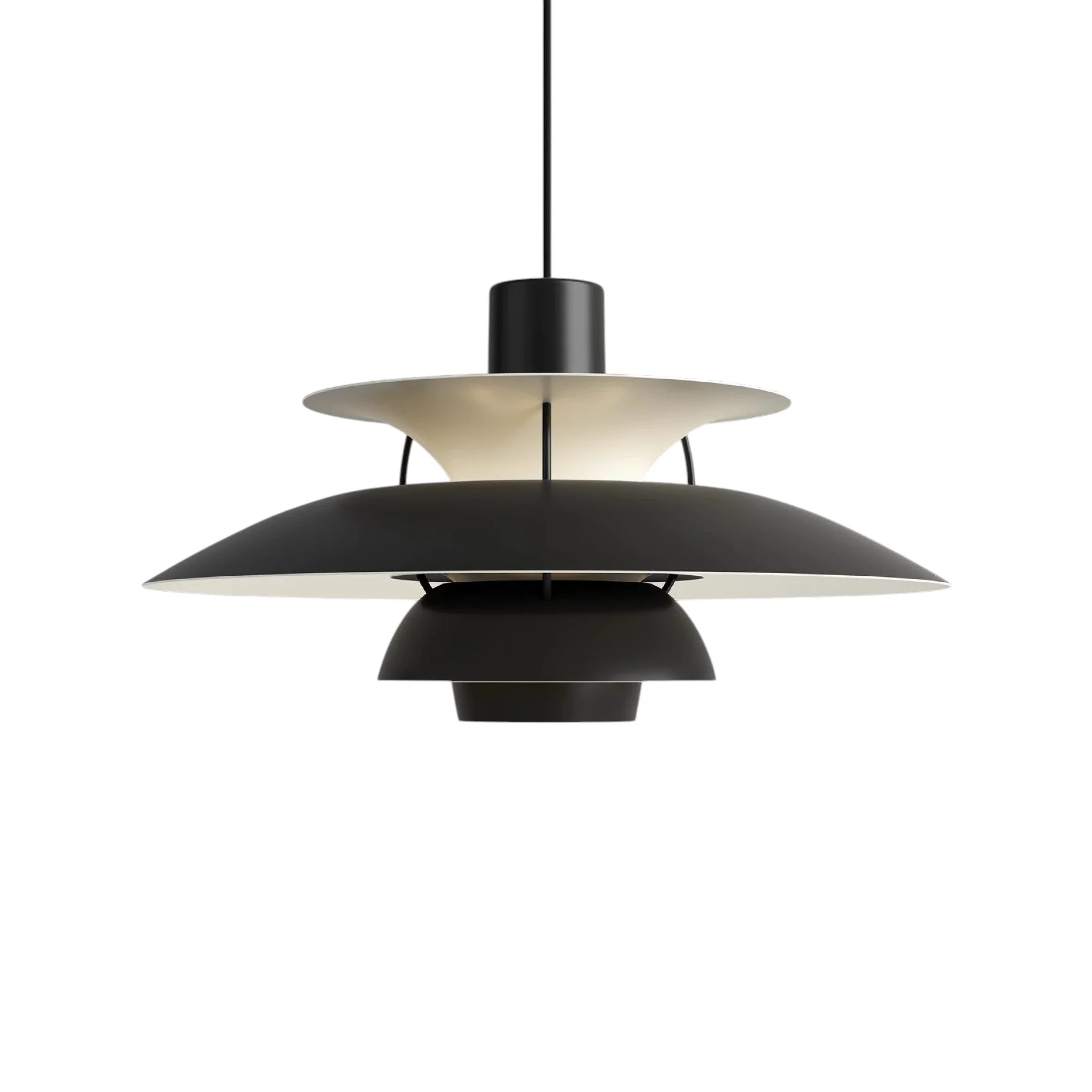 Layered Nordic Pendant Light with Sculptural Shade - Image 21