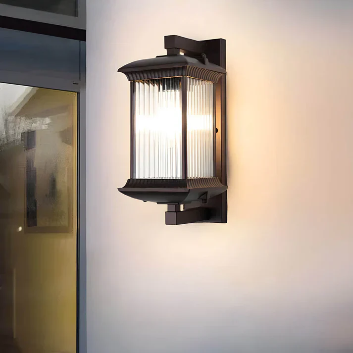 LED Outdoor Wall Light - IP65 Waterproof, Dimmable, Matte Black - Image 3