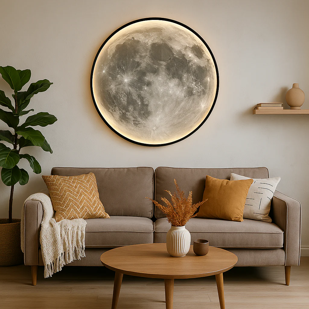 Moon Wall Lamp with Ambient LED Glow for Bedrooms - Image 27