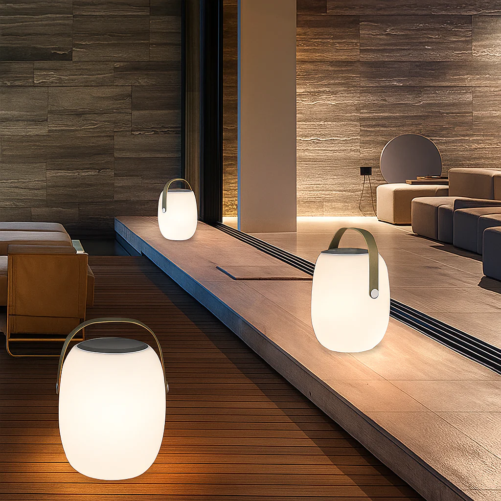 Portable Solar Terrace Lantern for Patio and Garden - Image 3