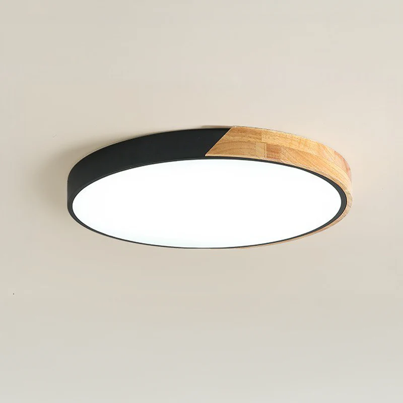 Scandinavian Wooden Ceiling Light - Minimalist Ceiling Lamp - Image 30