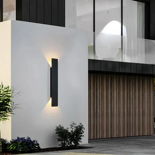 Slim Outdoor IP65 Waterproof LED Strip Wall Light - Image 5