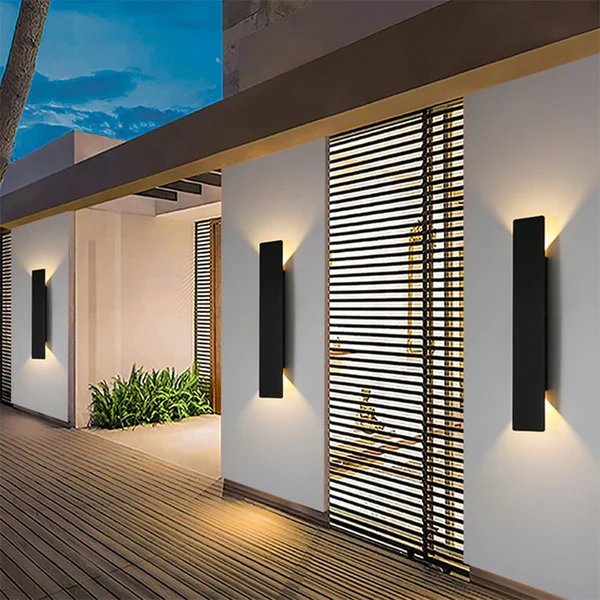 Slim Outdoor IP65 Waterproof LED Strip Wall Light - Image 6