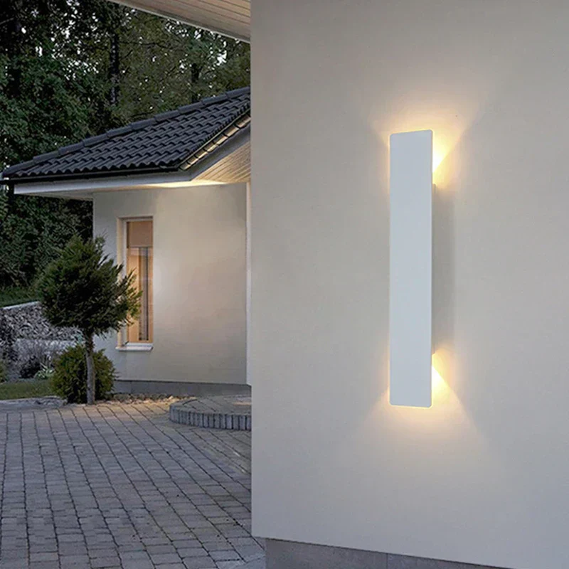 Slim Outdoor IP65 Waterproof LED Strip Wall Light - Image 8